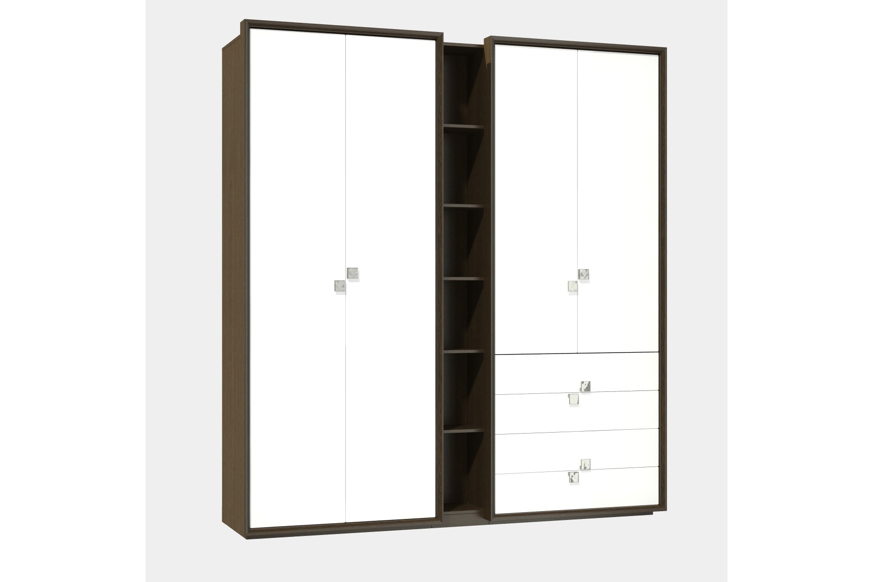 Бр Модуль 1 Ангстрем Бр Модуль 1 АнгстремШкафы<br><br><br>Артикул: B02.096.33<br>Высота: 2336<br>Ширина: 2160<br>Глубина: 631