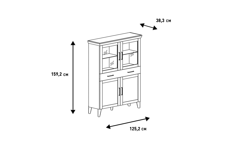 Комбинированные шкафы - изображение №4 "Шкаф Магнум"  на www.Angstrem-mebel.ru