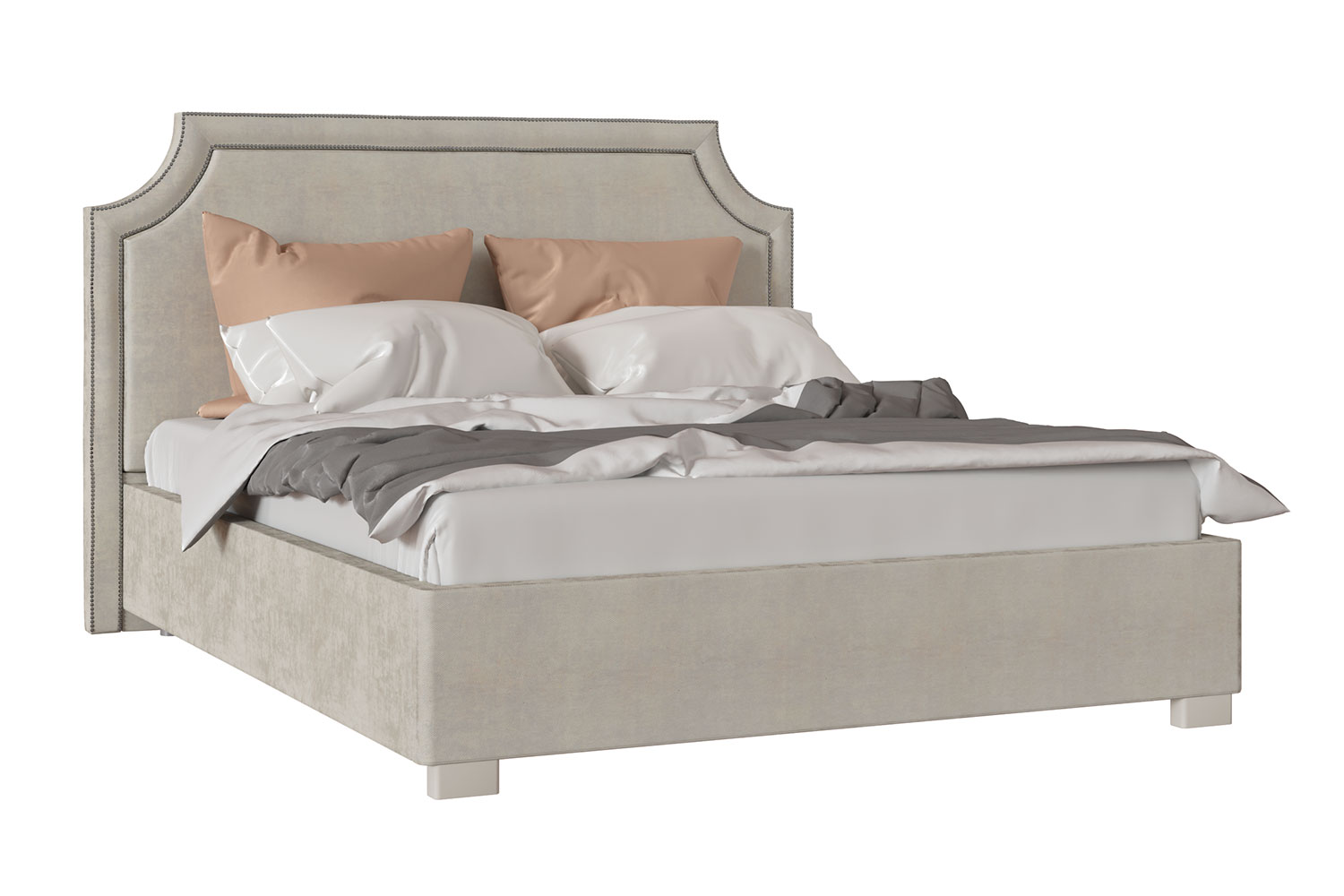 Двуспальные кровати - изображение №2 "Кровать Калгари"  на www.Angstrem-mebel.ru