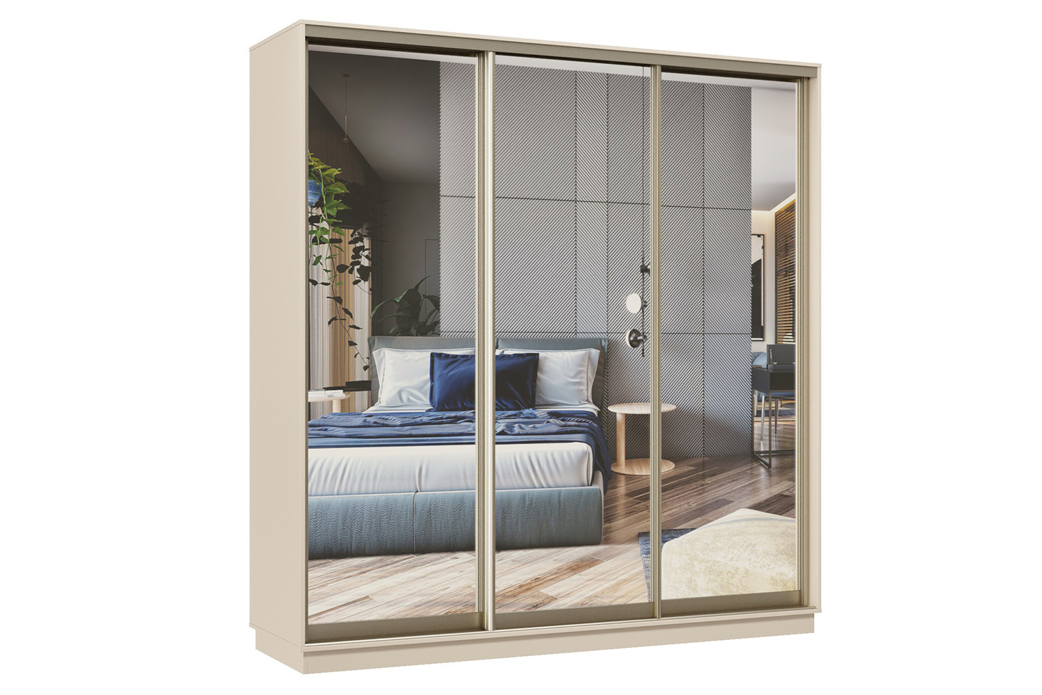 Шкаф-купе Nobu 34, Бежевый, С полками RNB.014.00 купить в Москве от ...