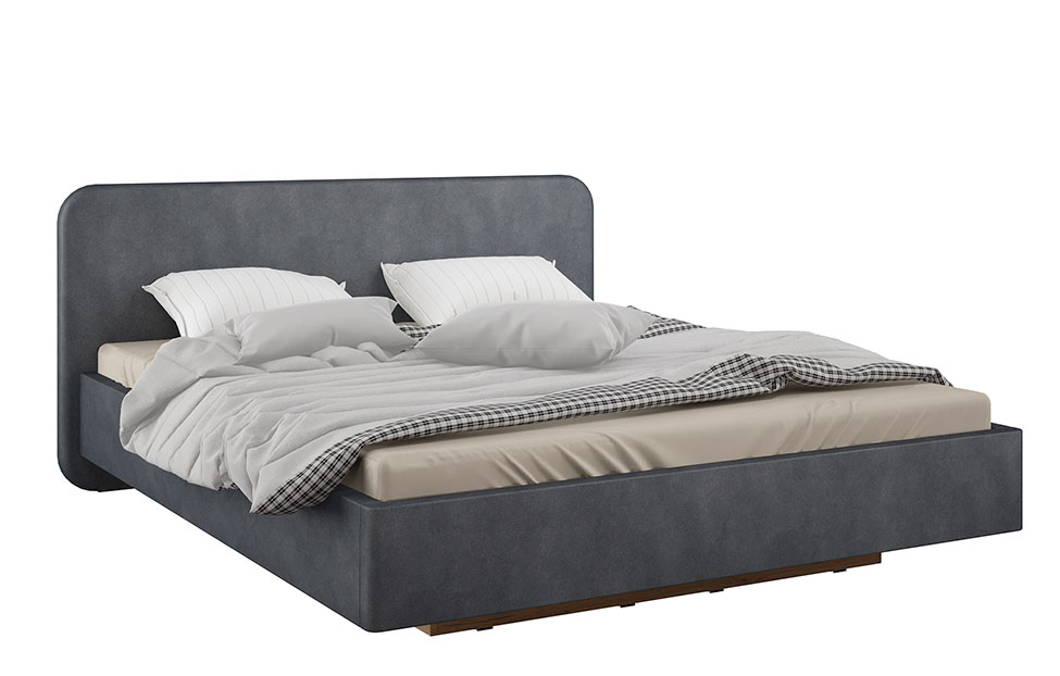 Двуспальные кровати - изображение №2 "Кровать мягкая Альфа АФ-810.26"  на www.Angstrem-mebel.ru