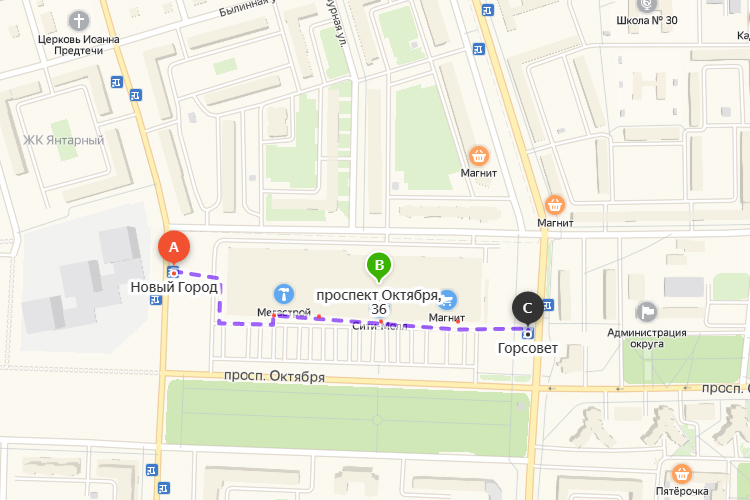 Проспект октября 79 стерлитамак карта