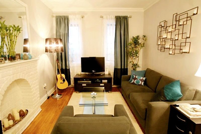 Pin by Maha Almofti on Living rooms &Family Small living room layout, Rectangula