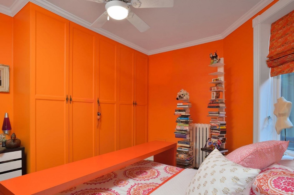 Оранжевый цвет в интерьере: особенности и идеи