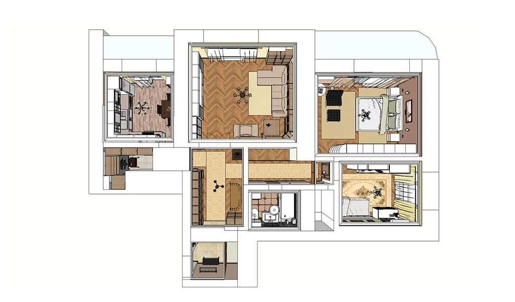 Дизайн проекты интерьеров E-house Крым, 2023