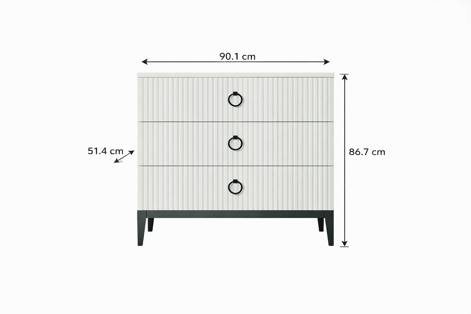 Комоды - изображение №3 "Комод Хилтон с выдвижными ящиками"  на www.Angstrem-mebel.ru