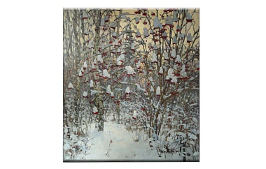 Картина на холсте «Рябинка», Зяблов Ярослав (34 х 30 см) -  - изображение комплектации 297056