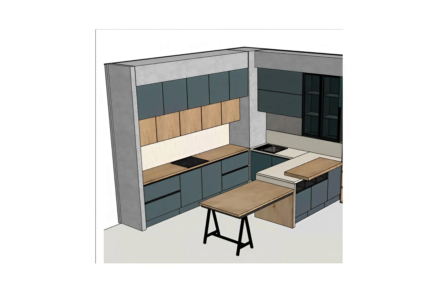 Распродажа - изображение №3 " Кухня «Талса» (выставочный образец)"  на www.Angstrem-mebel.ru