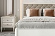 Спальня Онтарио 10, тип кровати Комбинированные, цвет Бело-серый - фото 3