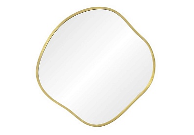 Зеркало Organic M Gold в тонкой раме Smal В ванную В спальню В прихожую В гостиную, гарантия 