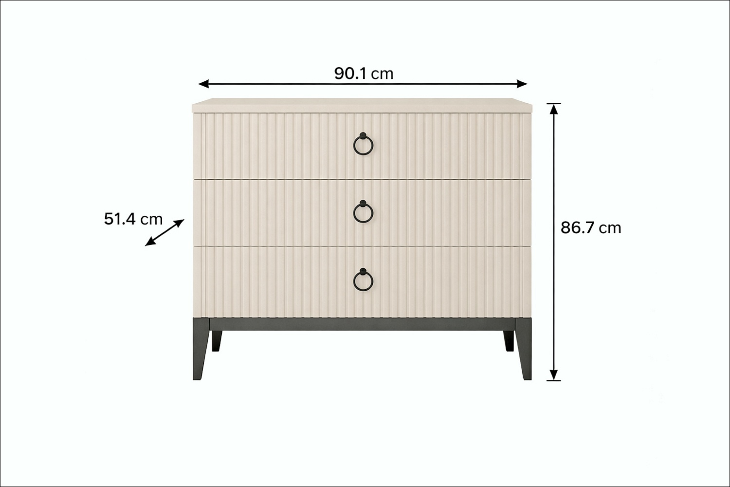 Комоды - изображение №3 "Комод Хилтон с выдвижными ящиками"  на www.Angstrem-mebel.ru
