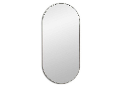 Зеркало Kapsel M Silver в тонкой раме Smal В ванную В спальню В прихожую В гостиную, гарантия 