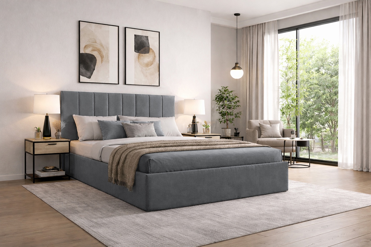 Двуспальные кровати - изображение №4 "Кровать Агата 160х200"  на www.Angstrem-mebel.ru