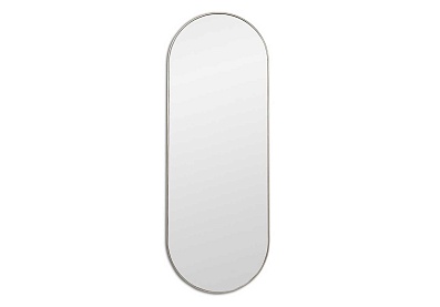 Зеркало Kapsel XL Silver в полный рост в тонкой раме Smal В ванную В спальню В прихожую В гостиную, гарантия 