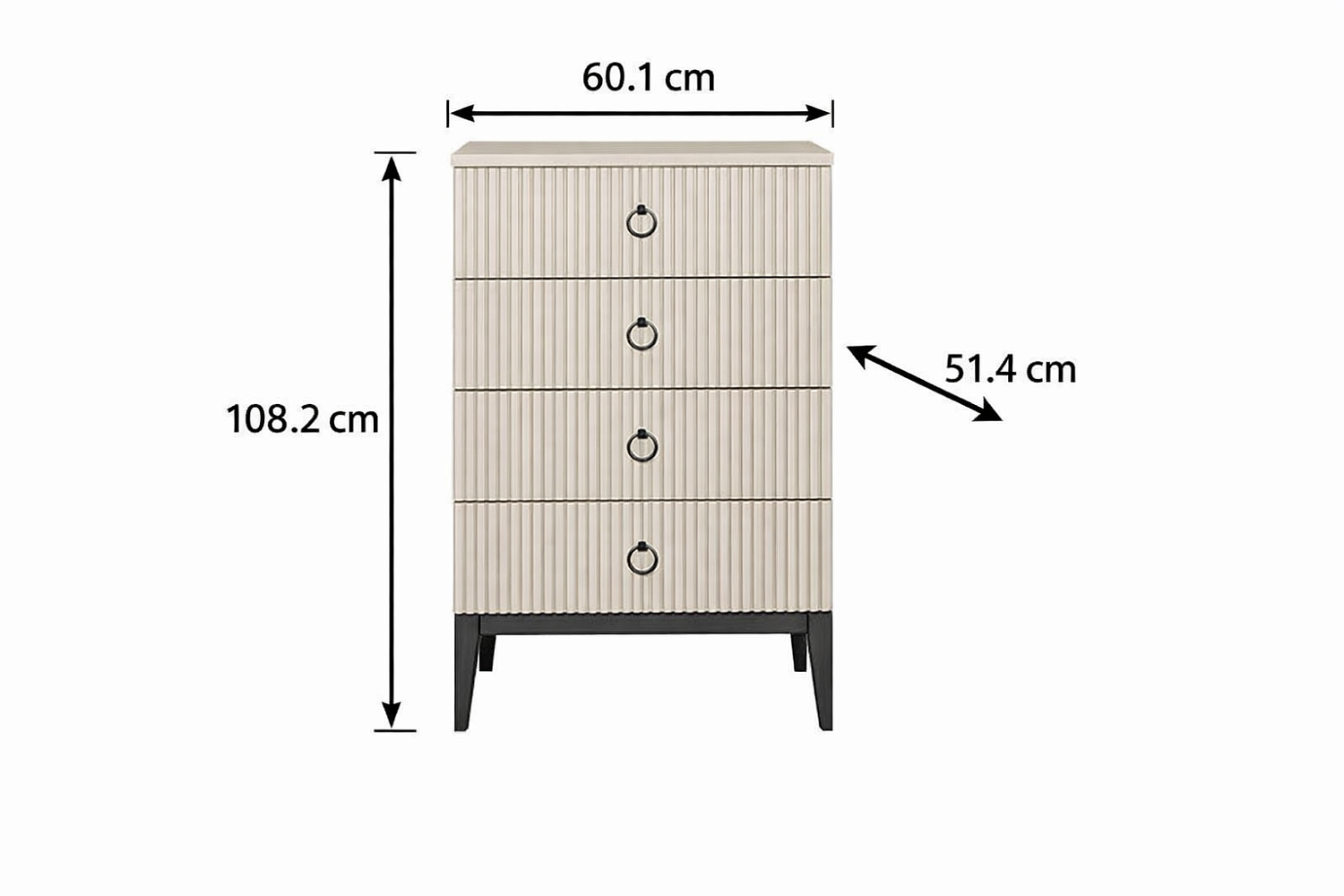 Комоды - изображение №3 "Комод Хилтон с выдвижными ящиками"  на www.Angstrem-mebel.ru