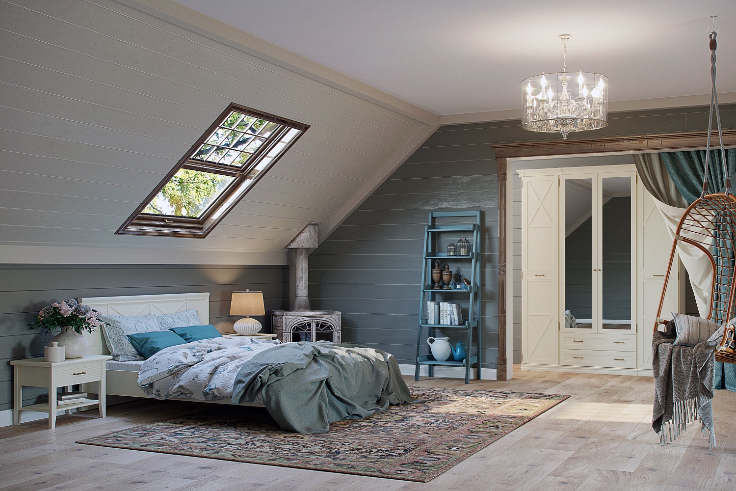 Двуспальные кровати - изображение №6 "Кровать Кантри 160 х 200 см"  на www.Angstrem-mebel.ru